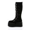 DemoniaCult - DAMNED318 Plattformstiefel - Schwarz Product image